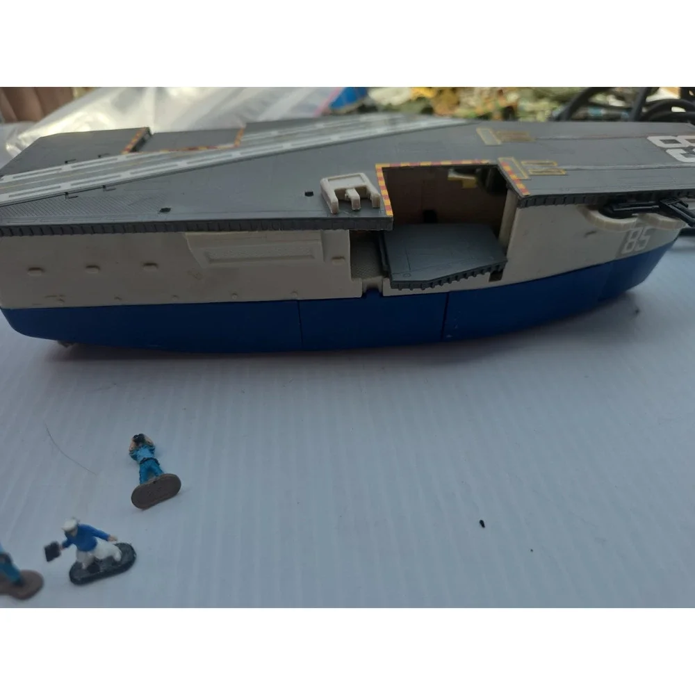 1988 Galoob Micro Machines Sea Hawk Aircraft Carrier Playset Jet Boat Vintage